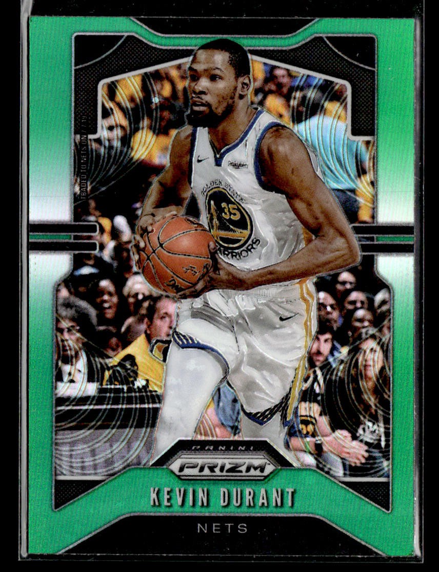 2019-20 Panini Prizm Kevin Durant #210 Prizms Green