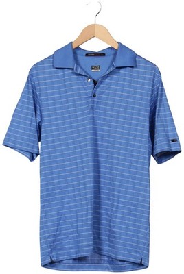 Nike Golf Poloshirt Herren Polohemd Shirt Polokragen Gr. S Blau #v846uia