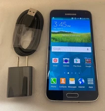 Samsung Galaxy S5 G900A 16GB Black 4G LTE  GSM Unlocked -Used