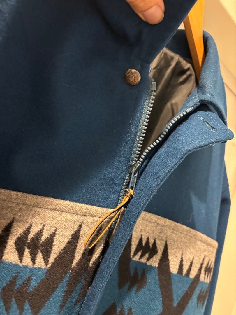 Pendleton 80's Wool Jacket Native Pattern Thinsul… - image 4