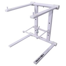 Prox T-LPS600-WH DJ Foldable Laptop Stand with Carrying Bag - White
