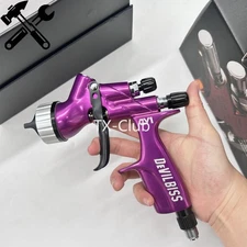 For Devilbiss Purple CV1 Spray Gun 1.3mm Car Paint Tool Pistol 600 ML HVLP New