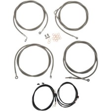La Choppers LA-8054KT3-19 Complete Handlebar Cable/Brake & Clutch Line/Wire Kit