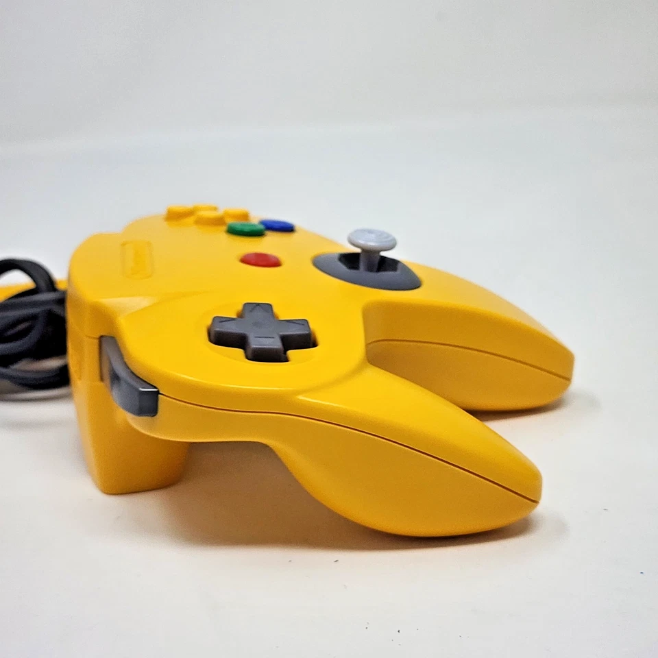 Official OEM Nintendo N64 Yellow Controller - Very Good Condition Firm Stick - Image 4 of 4