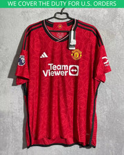 Manchester United Jersey Home Football Shirt Adidas Authentic Red Mens Size 2XL