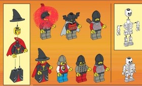 LEGO System Castle Night Lord's Castle 6097 In 1997 used Retired #1812