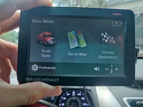 RAND MCNALLY TND-530 TRUCK GPS RECEIVER - TESTED WORKING