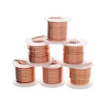 Wire Elements Lacquered Tarnish-Resistant Copper Wire for Jewelry Making, Cop...