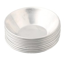 Moldes para tarta de huevo de aleación de aluminio 10 piezas Cupcakes Pastel Muffin tazas para hornear tartaletas