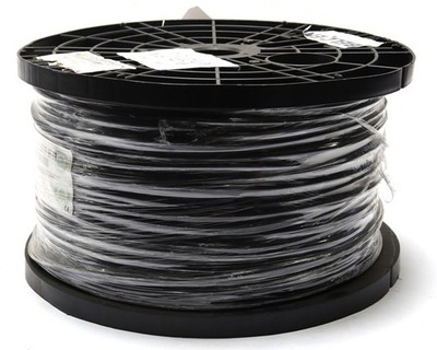 Belden 8263 23AWG Solid RG-59 Coaxial Cable, Black, 100ft