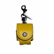 Coach Earbud AirPods Case Bag Charm with attached dogleash clip