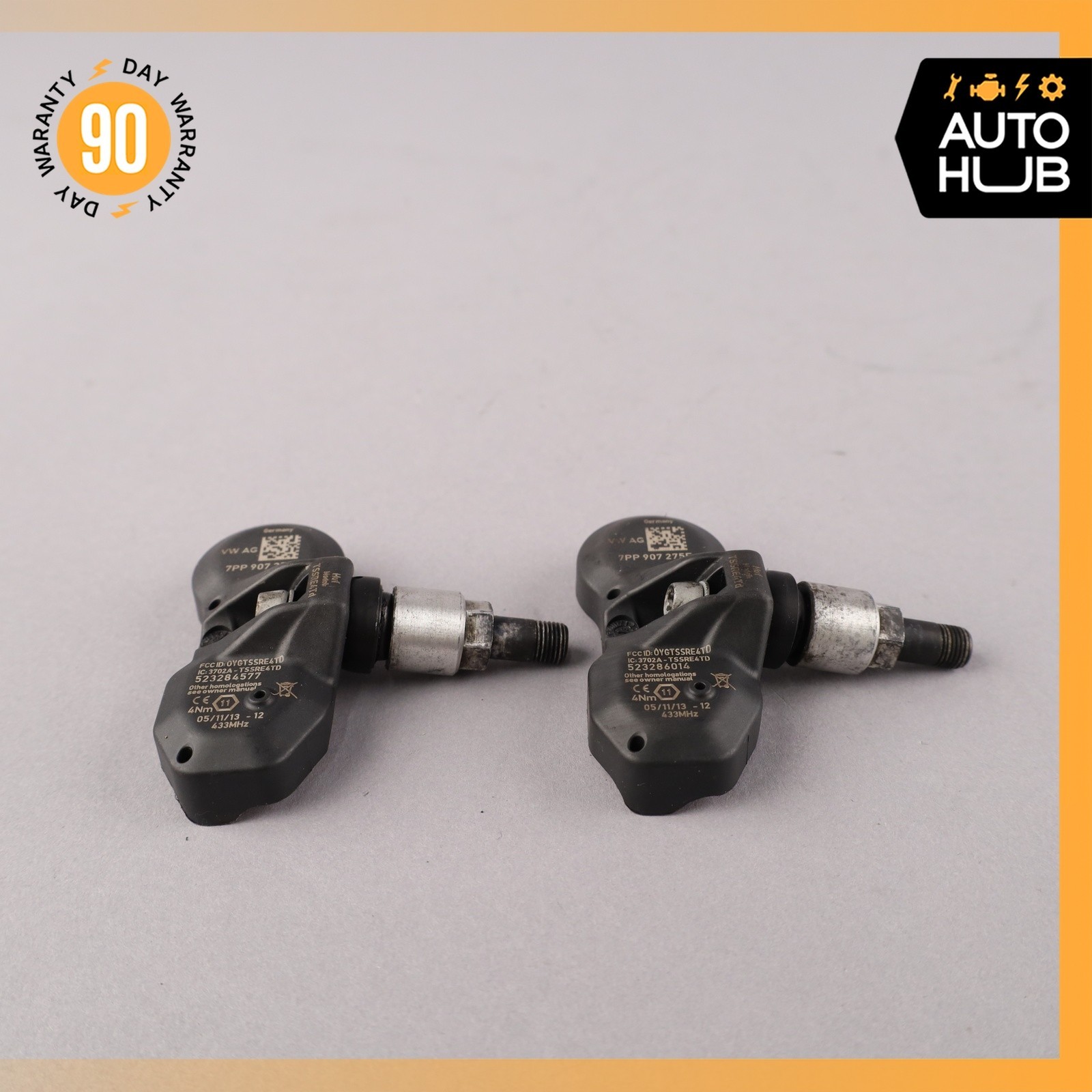 06-18 Bentley Continental GTC TPMS Tire Pressure Monitor Sensor Set of 2 OEM