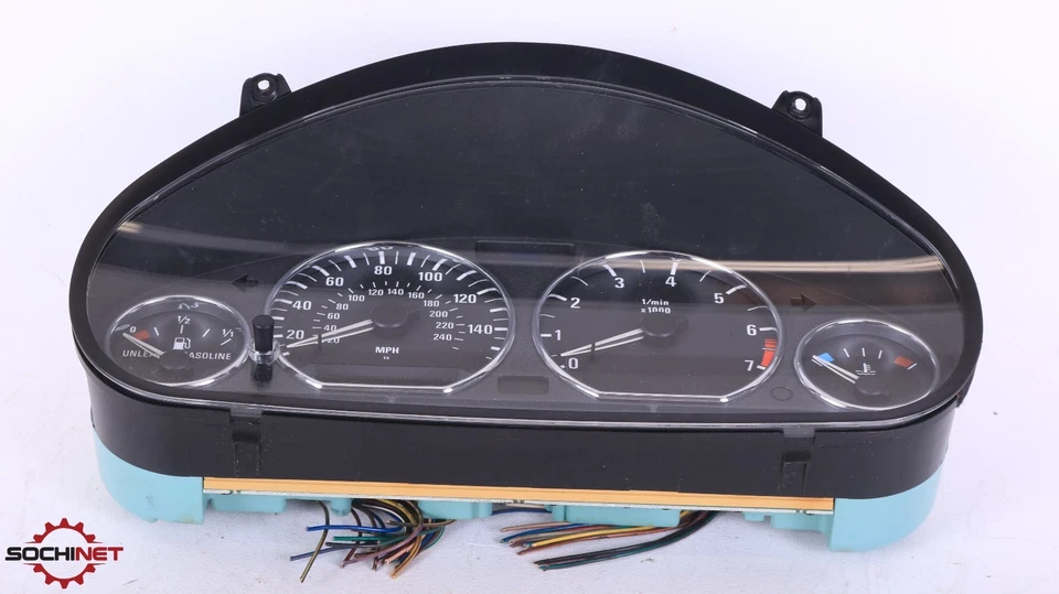Cuadro de instrumentos velocímetro BMW Z3 E36 1997 VDO OEM 198 k millas Foto 2 de 4