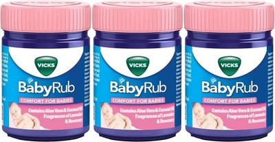 Vicks BabyRub 50ml Soothe and Relax your baby (pack of 3 )