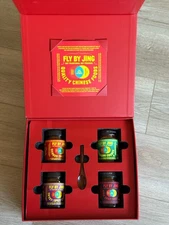 FLY BY JING CHILI CRISP GIFT SET  - 4 container Chengud Sichuan Sweet/ Spice...