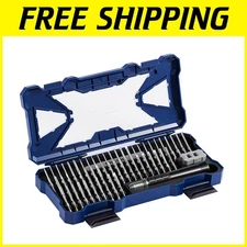 Compact Magnetic Screwdriver Set with Alloy Steel Bits