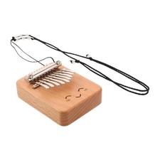  Mini Wood Kalimba - Pianoforte a Pollice 9 Tasti Piccolo Marimba Strumento da Dito con