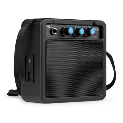 MAXMUSIC MAX GigKit Portable Battery Powered Practice Guitar Amplifier - 10W