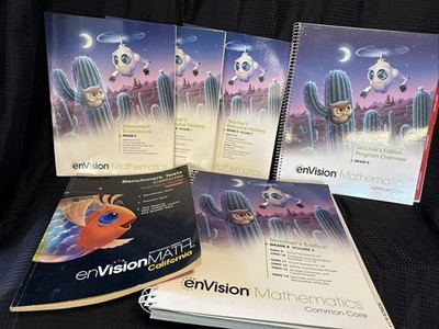 EnVision Math 2020 Grade K Teachers Books Masters, Assessment Sourcebook Etc..