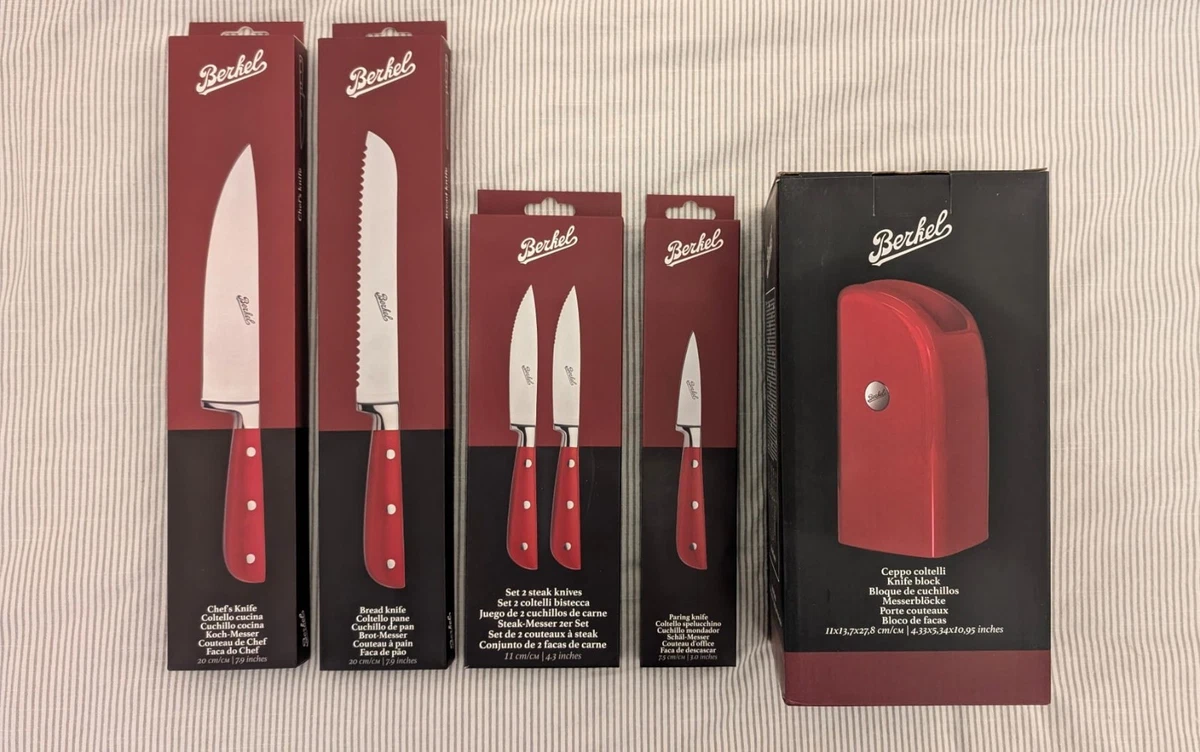 Alpina Set 6 Coltelli e Pelapatate Acciaio Inossidabile Antiaderente