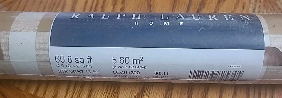 Ralph Lauren Home - Prepasted 60.8 Sq. Ft. LCW17320 Wallpaper - Image 2 of 3