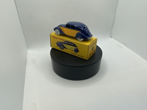 Dinky Toys Deagostini Peugeot 402 Taxi 24L Blue/ Yellow MIB - Picture 2 of 6