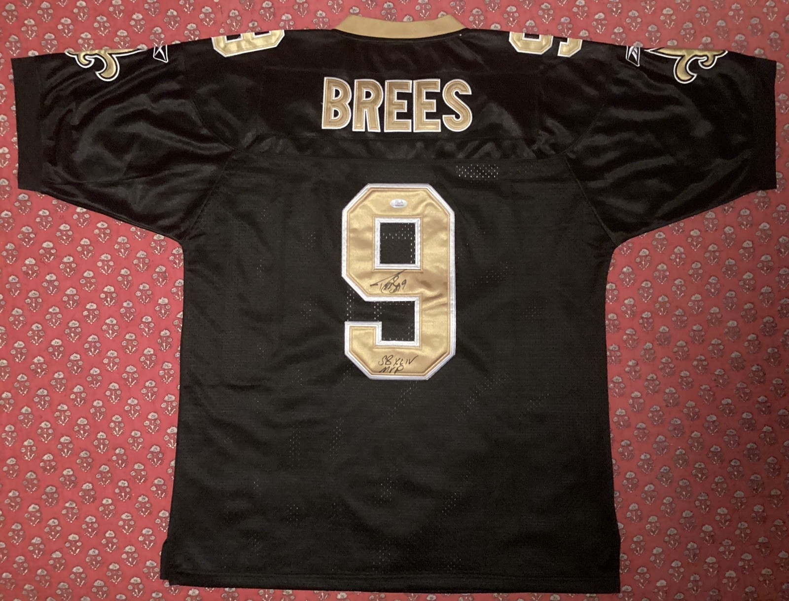 Drew Brees Autographed Signed New Orleans Saints "SB XLIV MVP" Authentic Jersey in case (PSA Certified) 
