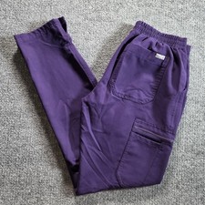 FIGS Technical Collection Women's XS Purple Slim Cargo Scrub Pants Skinny