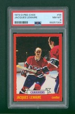 1973 O-Pee-Chee Hockey Card - #56 Jacques Lemaire, PSA 8 NM/MT