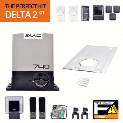 FAAC 105914 DELTA 2 KIT 230V Perfekt Für Automatische Schiebetore MX 500KG