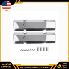 1pair Fabricated Aluminum Tall Valve Covers For Small Block Chevy 283 305 V8 1pair Fabricated Aluminum Tall Valve Covers For Small Block Chevy 283 305 V8