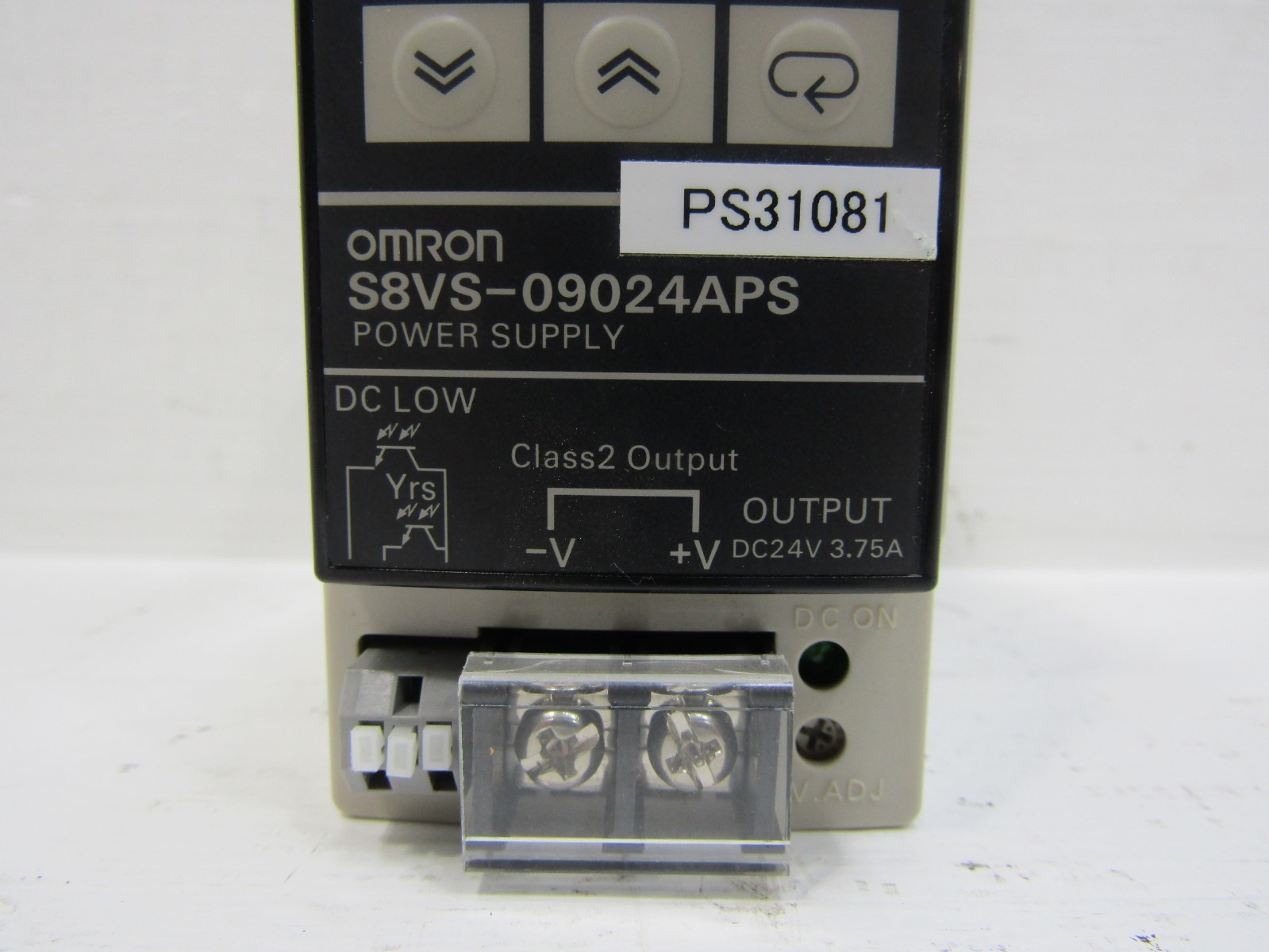 OMRON S8VS-09024APS Power Supply Unit Module 24V-DC 3.75A 100-240VAC 2.3A
