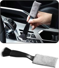 Double Head Brush for Car Clean 1Pack, Brushes for Detailing Interior, Detailing