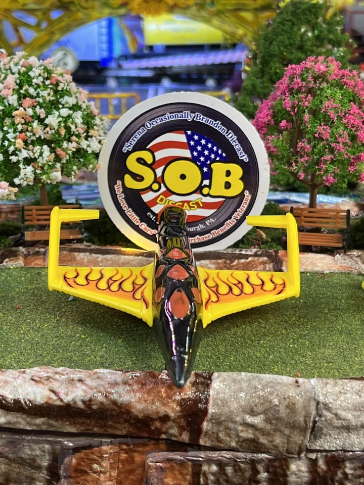 Matchbox Sky Busters 2011 Aero Blast Aircraft Black Diecast Used EX Condition - Image 3 of 4