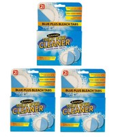 Automatic Toilet Bowl Cleaner Tablets Bleach Water Soluble Blue 6 Pc Automatic Toilet Bowl Cleaner Tablets Bleach Water Soluble Blue 6 Pc