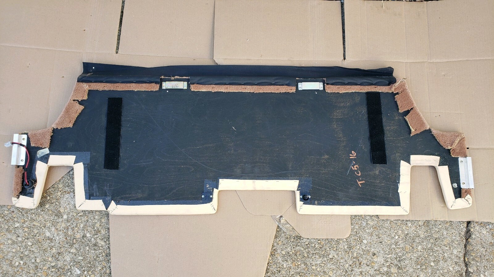 1999-2004 BENTLEY ARNAGE SEDAN INTERIOR TRUNK TRIM PANEL MAT COVER BACK REAR