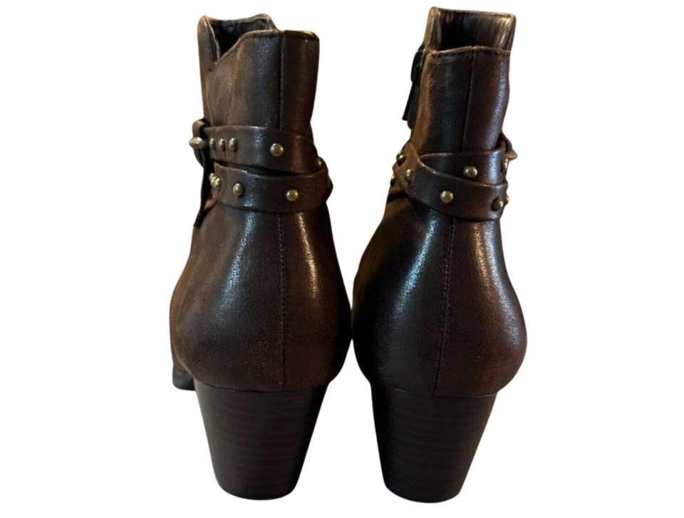 Yuu Mujer Botas Marshey Botín, Marrón, Cremallera Lateral, Talla 8.5 M Foto 4 de 4