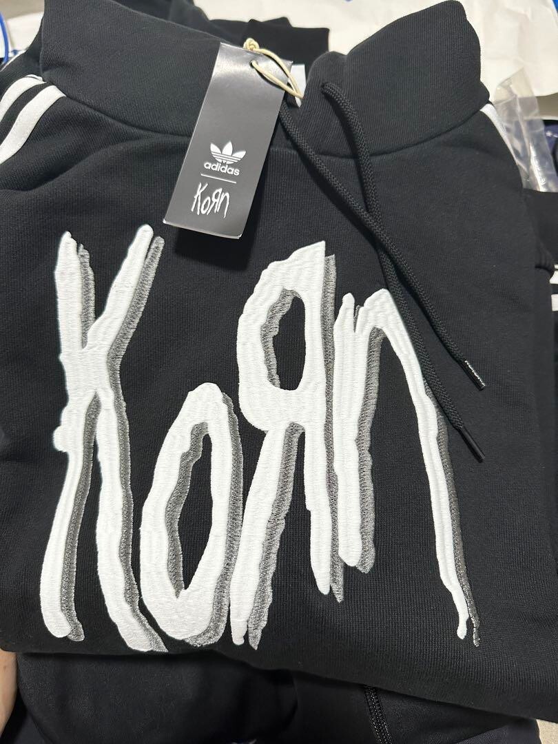 adidas Originals x Korn Parker Hoodie Black IN9102 Size XL Brand