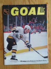 BOSTON BRUINS vs ST LOUIS BLUES 1-9-1986 Program RAY BOURQUE RICK MIDDLETON