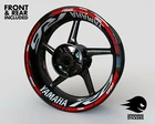 Wheel Stickers for Yamaha R6 Rim Tape Motorcycle Decals Graphics 17"