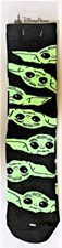 Disney Parks Star Wars Mandalorian Child Baby Yoda Pair of Long Socks 9-12 NEW