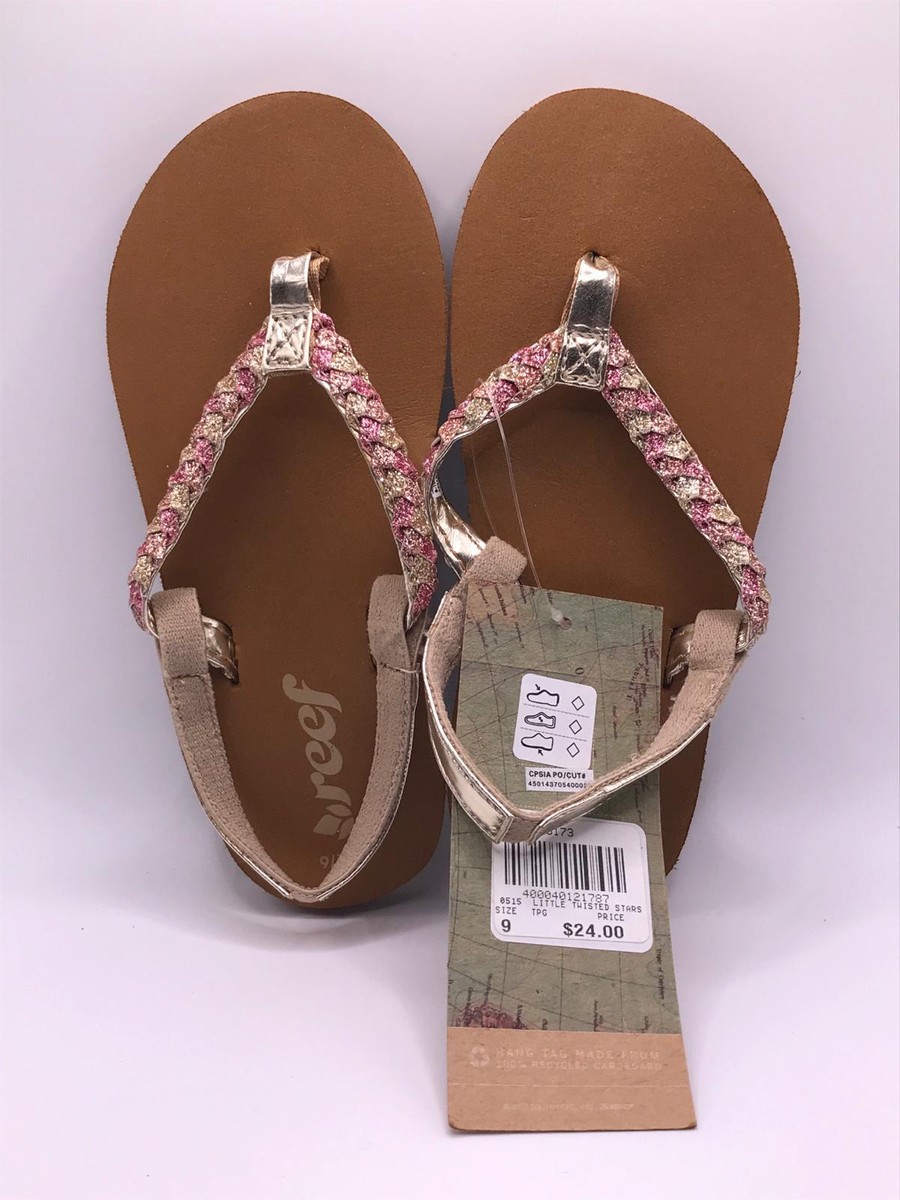 reef girls Little Twisted Stars Sandals