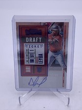 2020 Contenders Draft Pick Ticket Blue Domingo Leyba Rookie Auto 52/99 Arizona