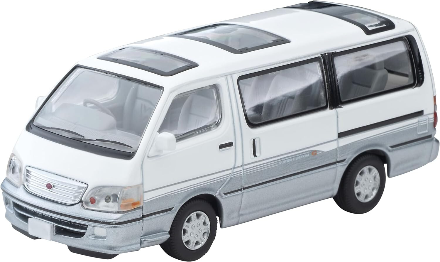 TOMICA LIMITED VINTAGE NEO 164 LV-N216d TOYOTA HIACE УНИВЕРСАЛ Белый серебристый 2001 14790₽