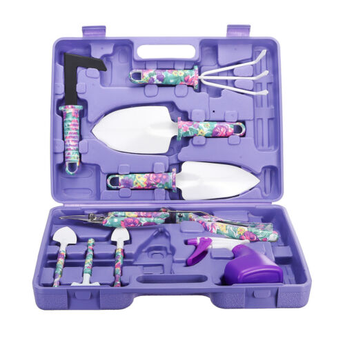 10Pcs Garden Tool Set Shovel Harrow Potted Flower Gardening Tools Gift Kit - Picture 3 of 12