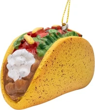 Taco Christmas Tree Food Ornament Cinco de Mayo