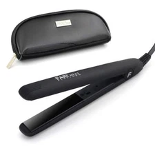 Mini Hair Iron 1/2 Inch Ceramic Tourmaline Hair Straightener with Travel Bag ...