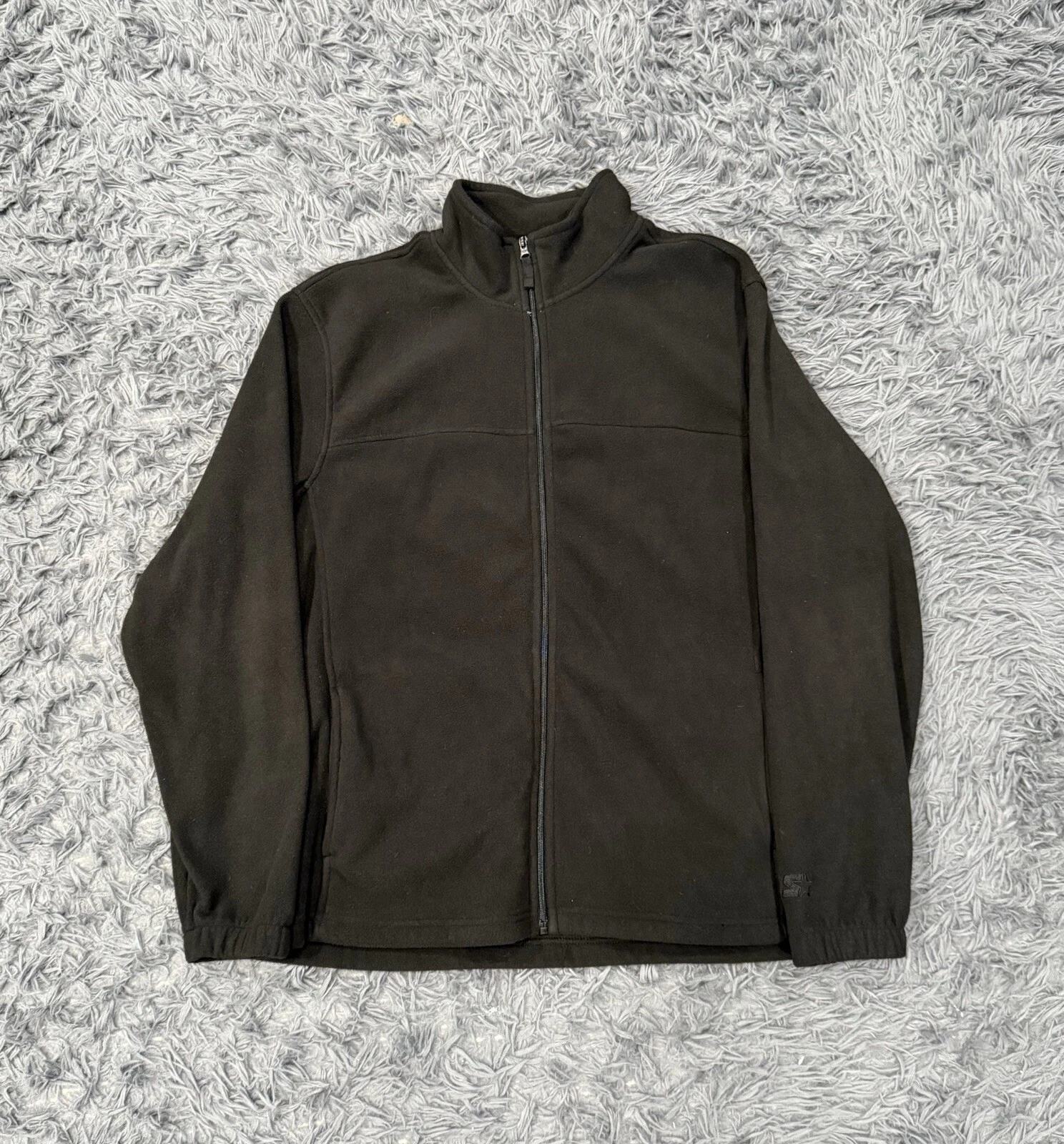 Starter Fleece Zip Up Jacket Size: L
