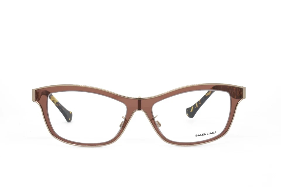 BALENCIAGA 5028 074 54-16-135 MARRÓN ORO TORTUGA Nuevas Gafas Auténticas Foto 2 de 4