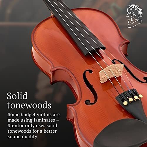 STENTOR   木製バイオリン 赤いケース付き　3/4 Stentor Violin 3/4 Size (1018C) | eBay